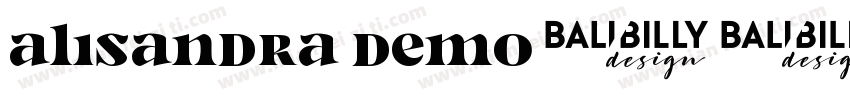 Alisandra Demo字体转换